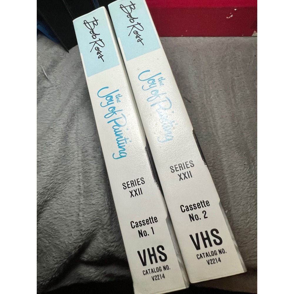 Bob Ross Joy of Painting Series XXII VHS Tapes 1 & 2 Eight Episodes Vintage